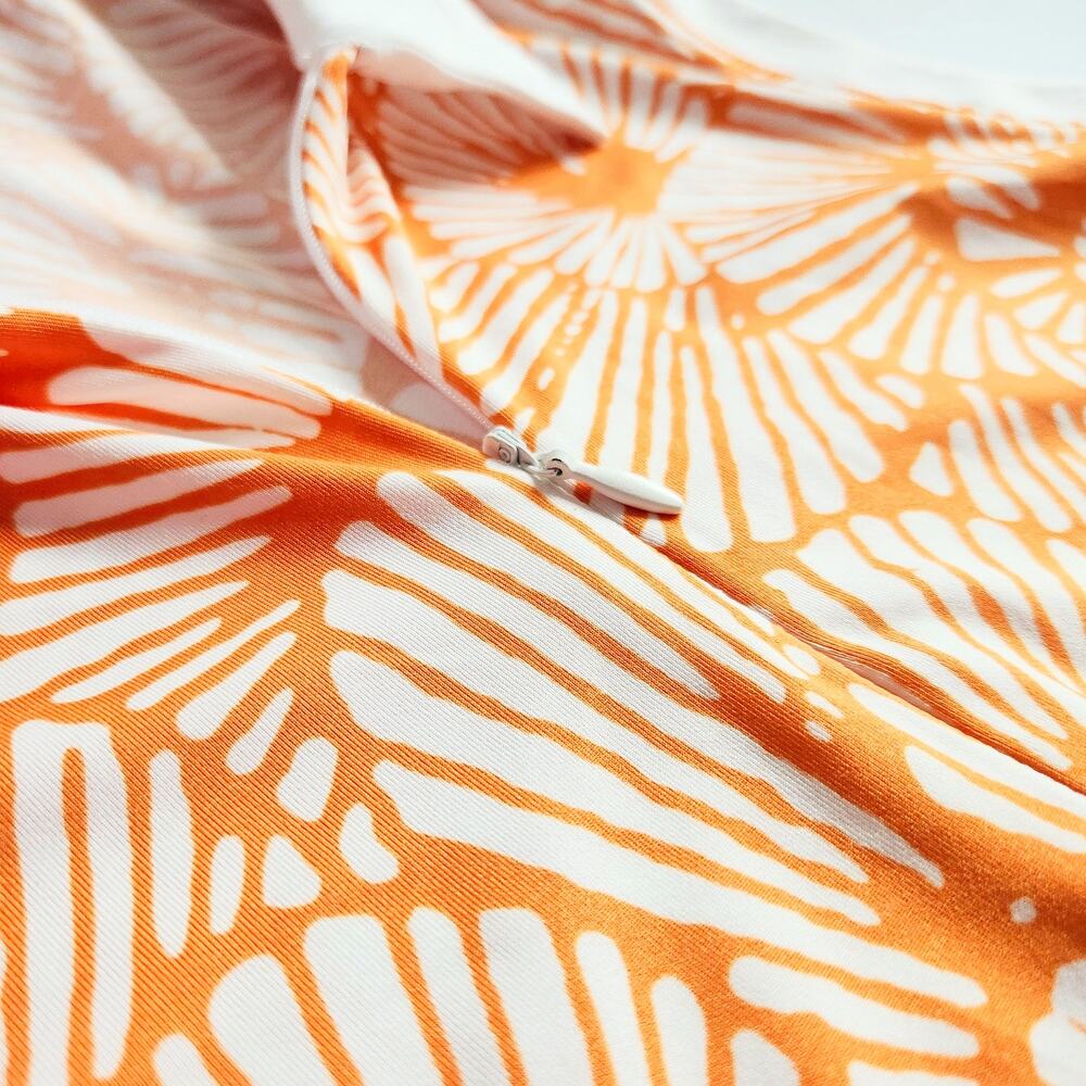 Tommy Bahama Golf Polo | Sleeveless Orange & White | Women’s Size M Activewear - Picture 6 of 8